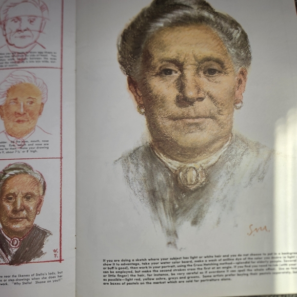 How to Draw With Pastels by Walter Foster Art Instruction Drawing Book #6 VTG - Picture 11 of 16